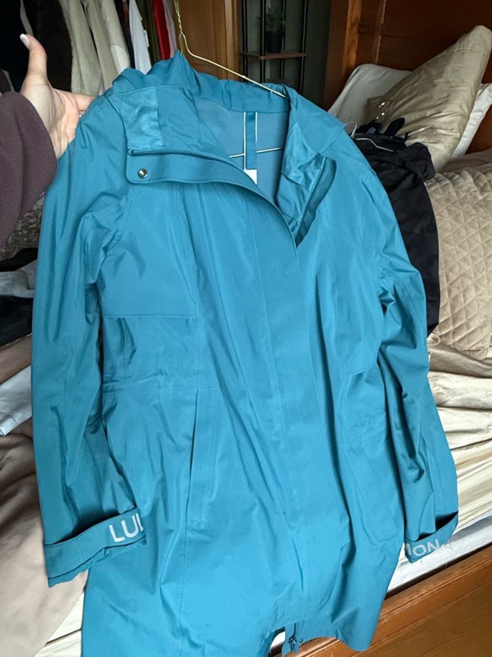 lululemon athletica Teal Trench Coat